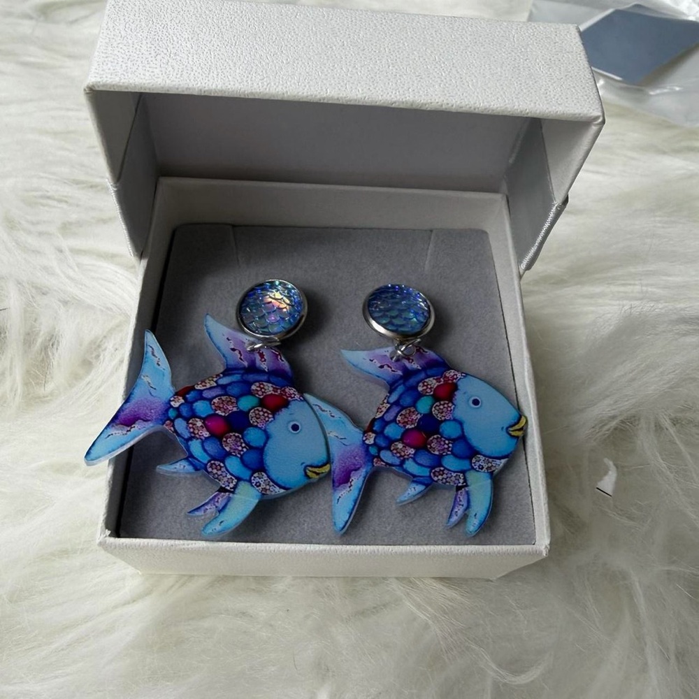 X SOLD X Rainbow Fish Earrings